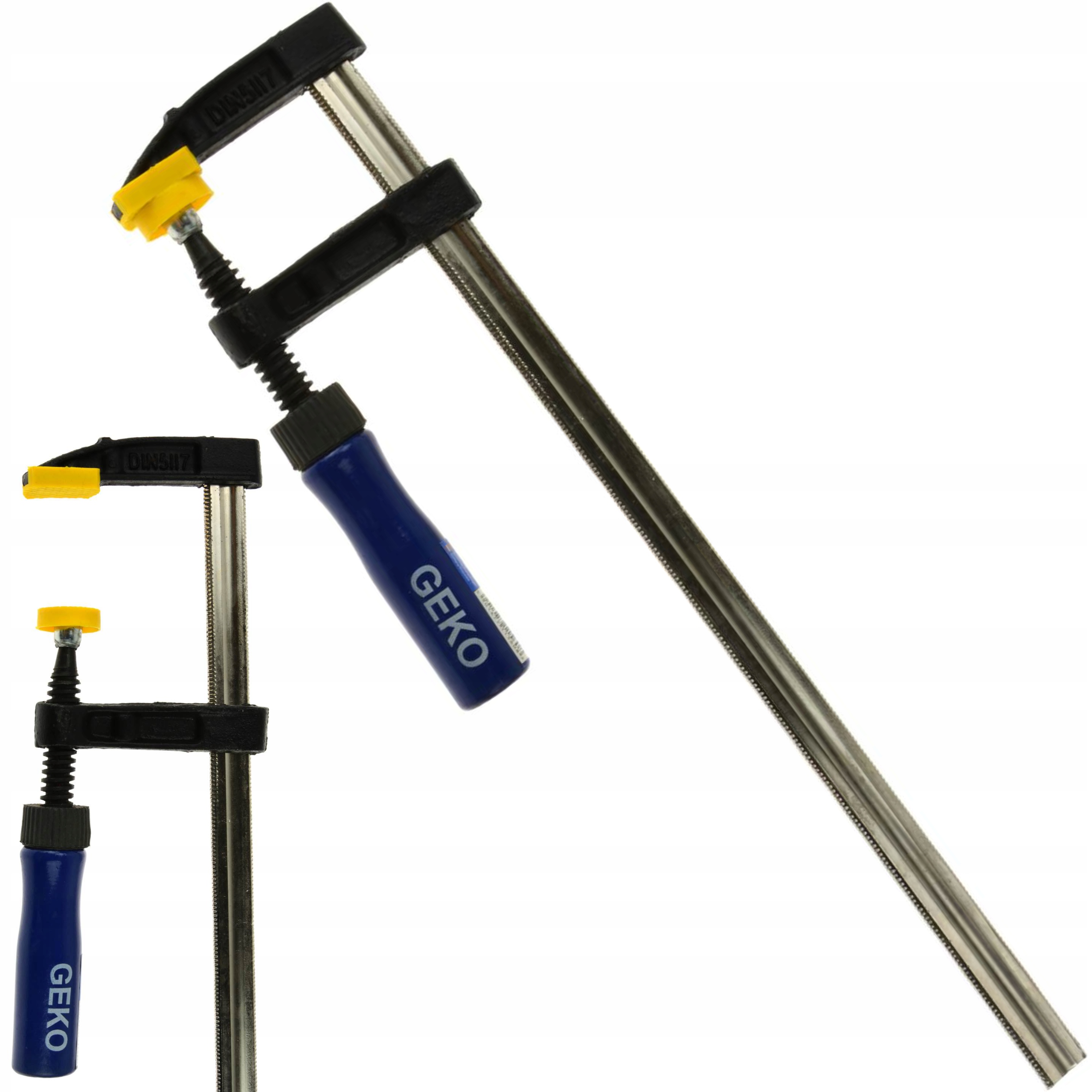 GEKO ŚCISK STOLARSKI ZACISK UCHWYT TYP F DO DREWNA 50x300mm PROFI G29972