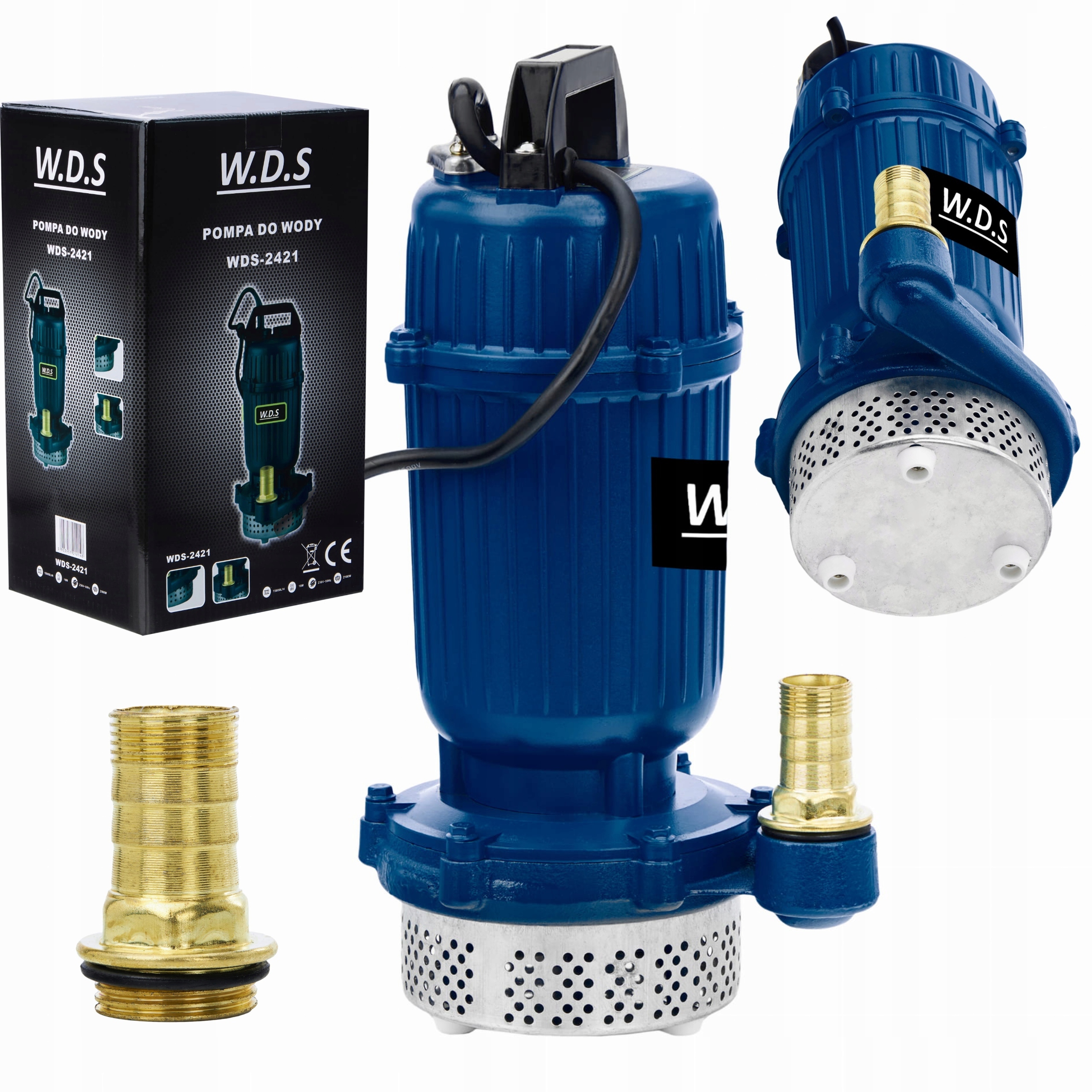 POMPA ZANURZENIOWA DO WODY BRUDNEJ I CZYSTEJ 2100W 15000 L/H WDS-2421