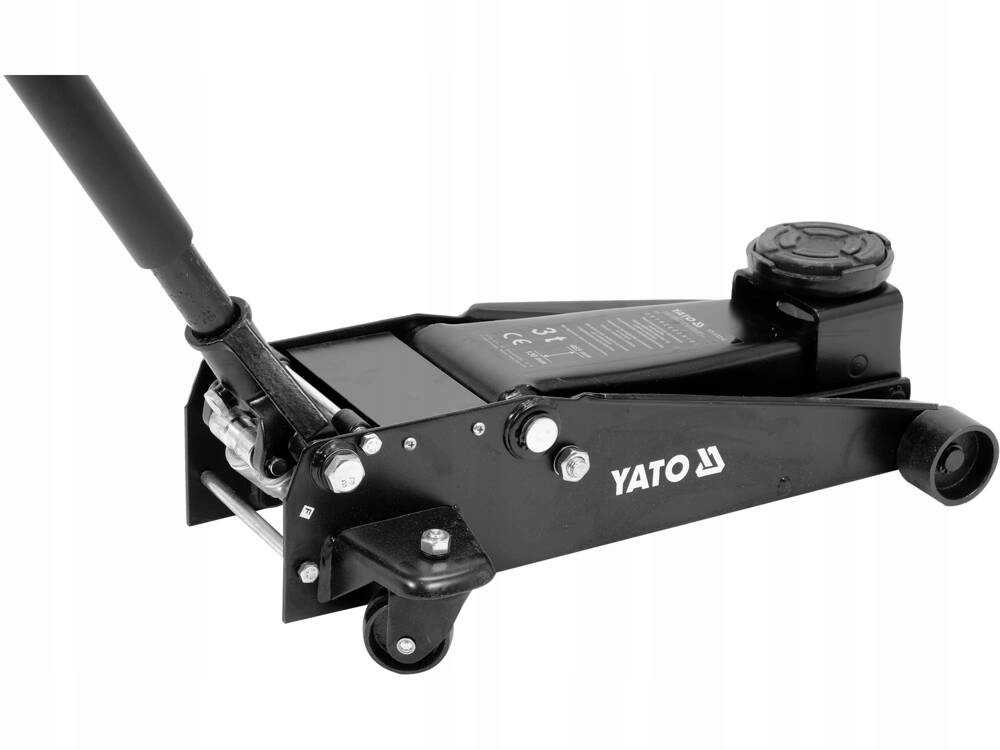 YATO PODNOŚNIK HYDRAULICZNY 3T DWUTŁOKOWY - SZYBKIE PODNOSZENIE YT-17214