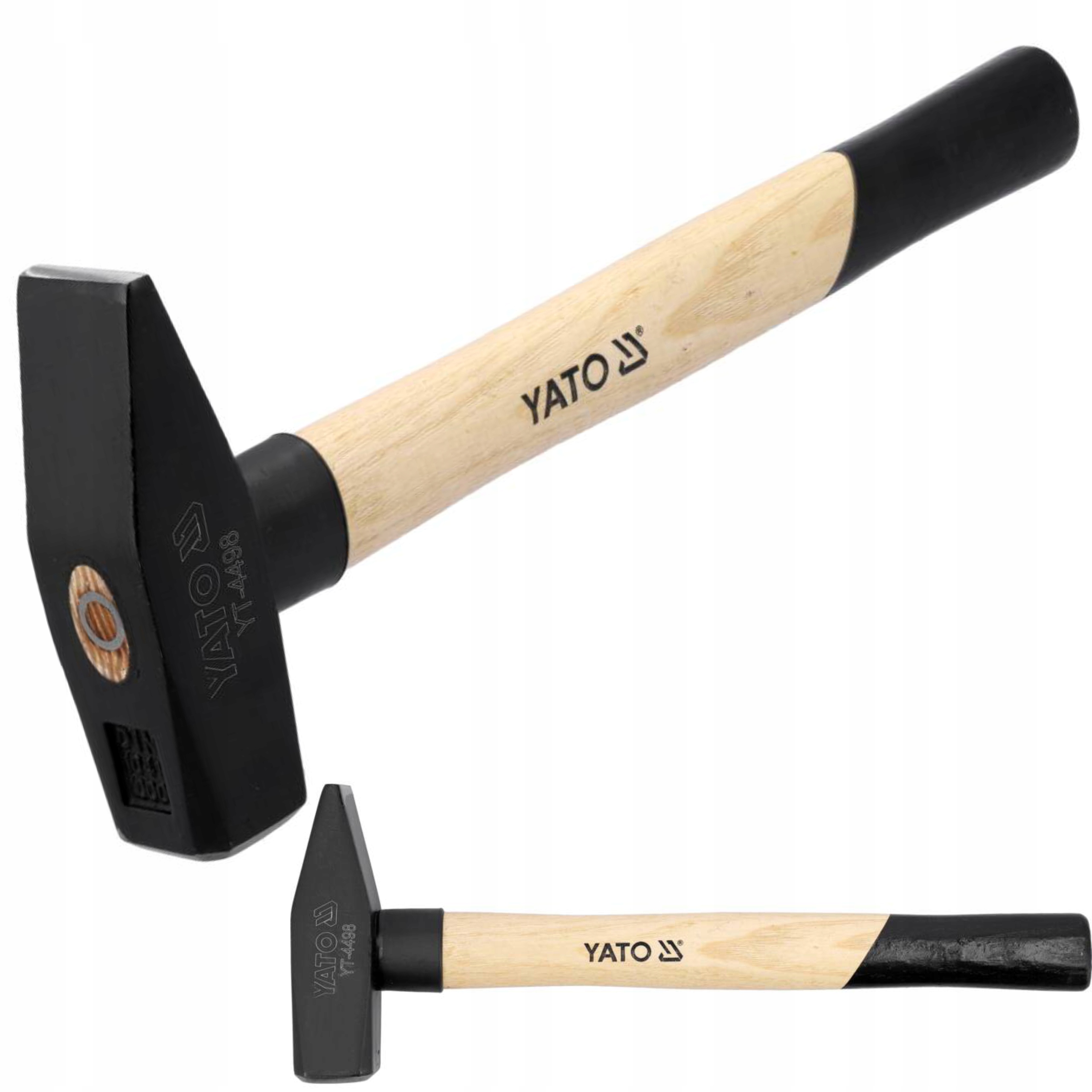 YATO UNIWERSALNY MŁOTEK ŚLUSARSKI 1000G 1KG TRZONEK DREWNIANY YT-4498