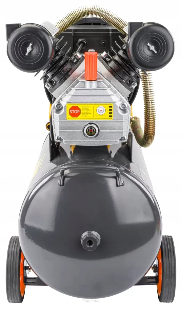 KOMPRESOR OLEJOWY 50L SPRĘŻARKA 8 BAR 392 l/min 230V TŁOKOWY MOBILNY TYP V