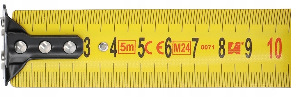 MIARA ZWIJANA 7,5M X 32MM TAŚMA MIERNICZA METALOWA MIARKA BLOKADA YT-71085