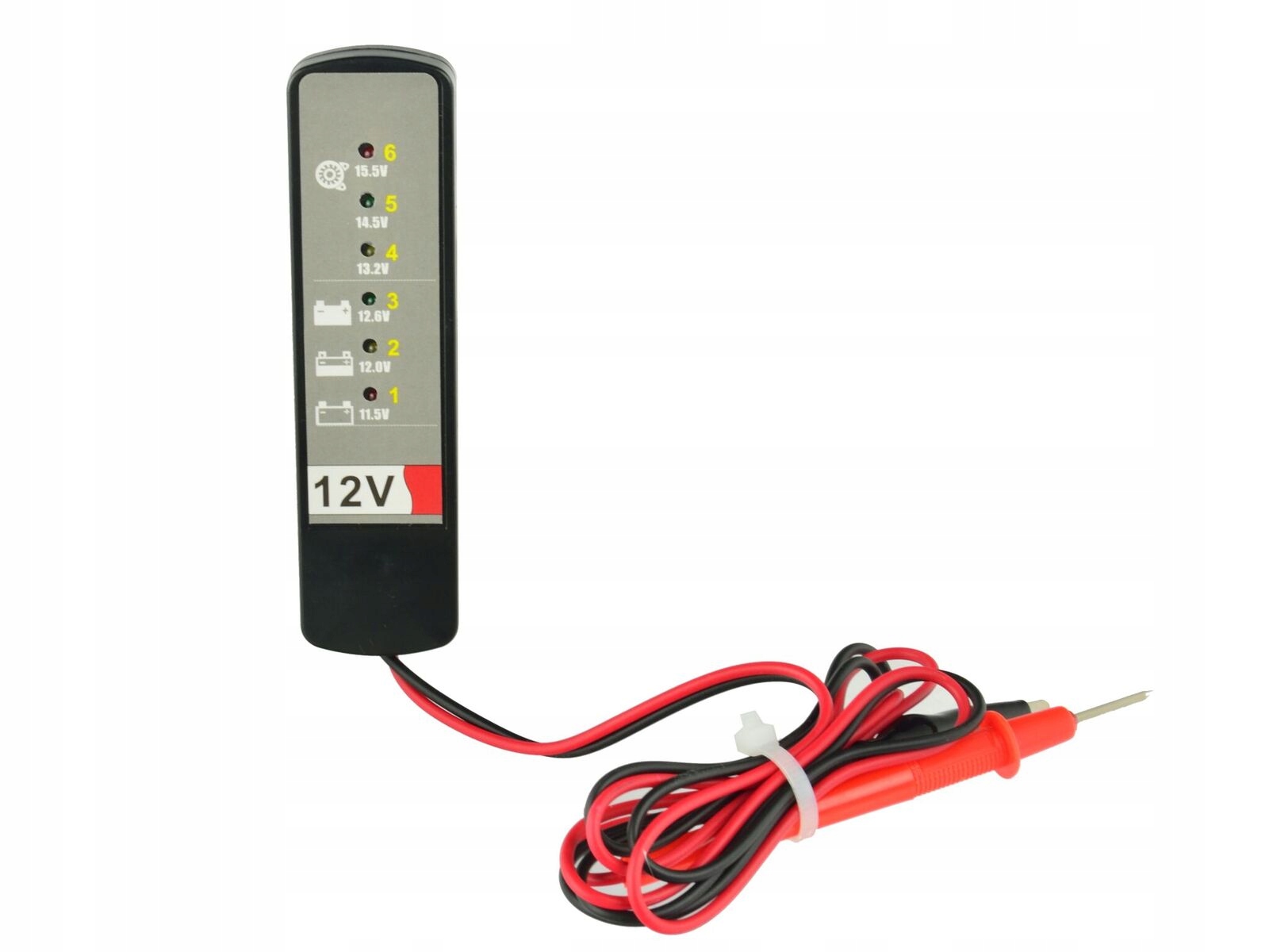 GEKO MIERNIK TESTER SPRAWDZANIA AKUMULATORÓW 12V