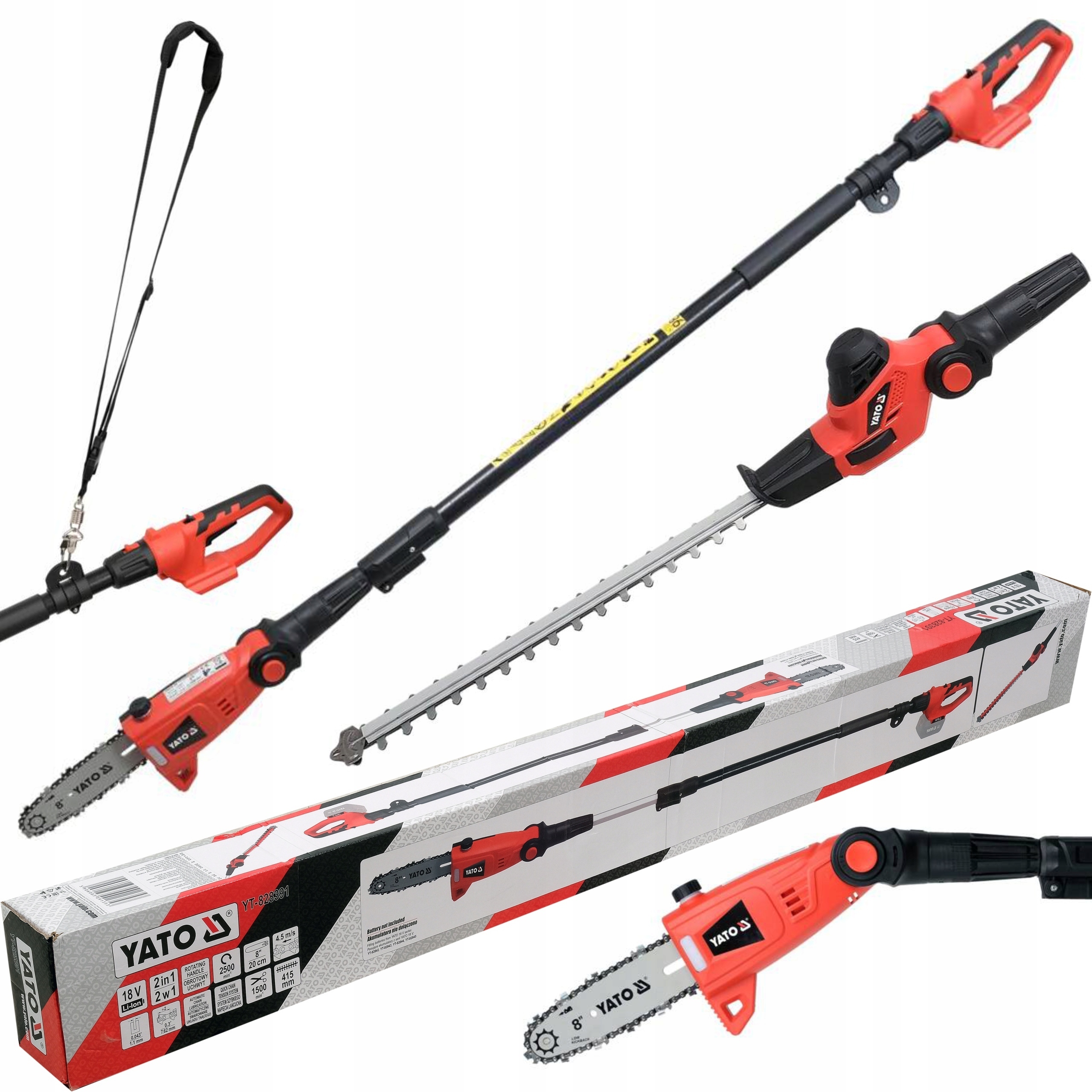 YATO NARZĘDZIE WIELOFUNKCYJNE 18V OKRZESYWARKA NOŻYCE DO ŻYWOPŁOTU 2w1