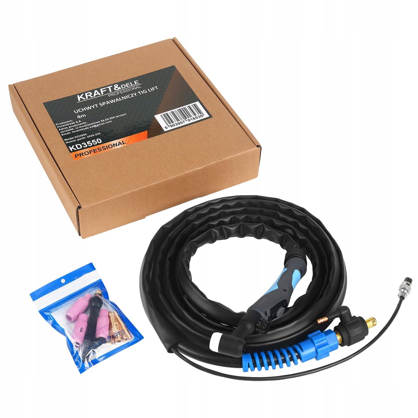 UCHWYT SPAWALNICZY TIG LIFT 4M MODEL Kraft&Dele KD3550