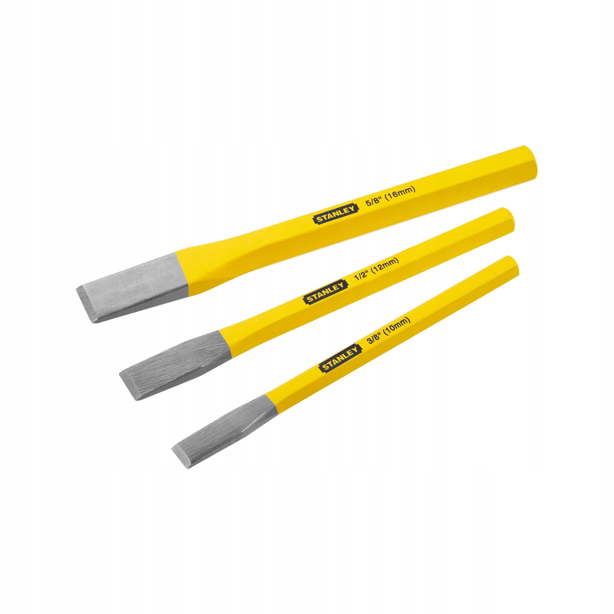 STANLEY 18-298 PRZECINAKI PŁASKIE DO METALU 3SZT