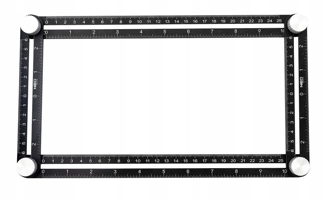 NEO UNIWERSALNY KĄTOWNIK TEMPLATER REGULOWANY MIARKA KĄTOMIERZ 25CM 72-350