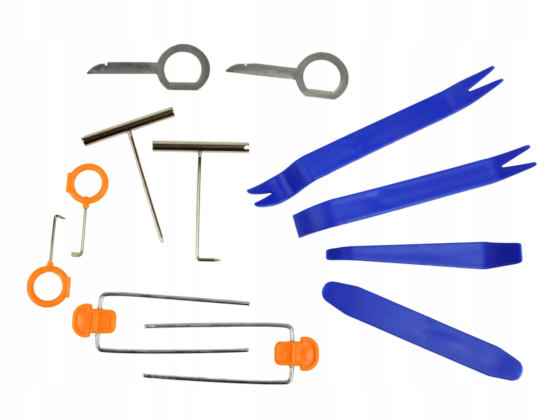 ZESTAW ŚCIĄGACZY DO DEMONTAŻU TAPICERKI I RADIA