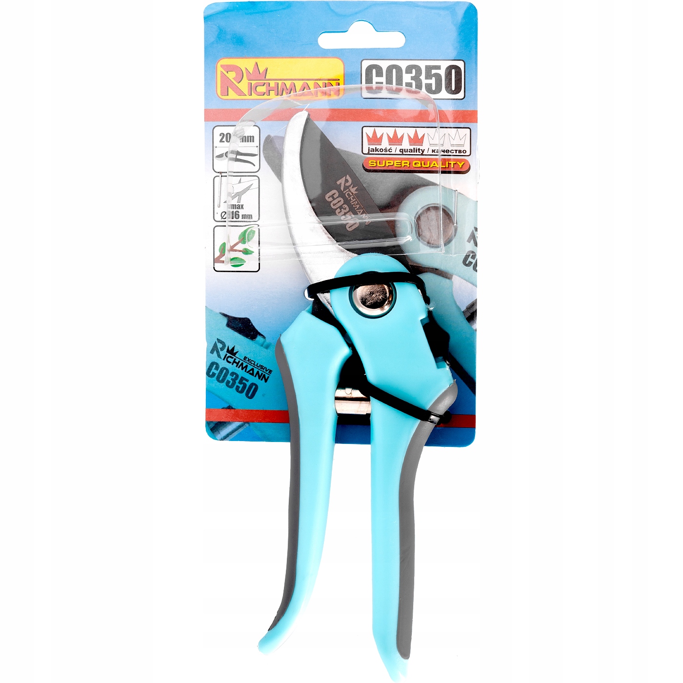 SEKATOR OGRODNICZY 205mm Richmann KRZEWÓW DRZEWA