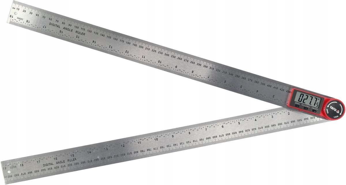 YATO KĄTOMIERZ ELEKTRONICZNY CYFROWY 500mm 360°
