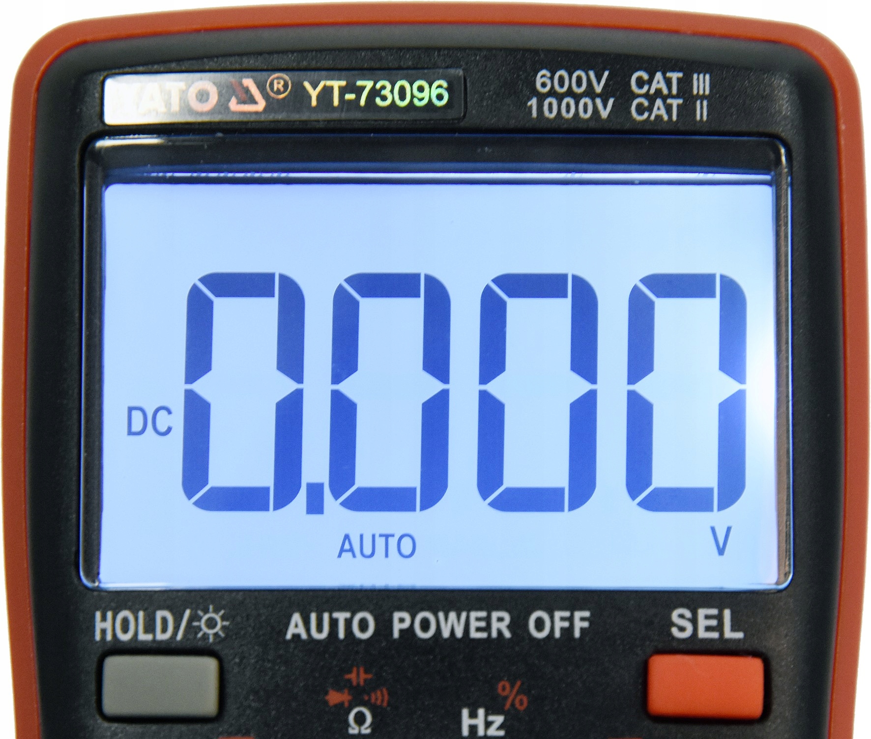 YATO MIERNIK CYFROWY TRUE RMS LCD AUTOMATYCZNY ZAKRES MULTIMETR YT-73096