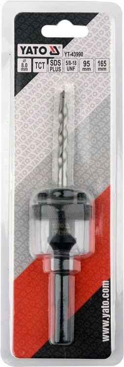 YATO PILOT TCT DO OTWORNIC UNIWERSALNYCH GWINT 5/8'' SDS PLUS YT-43990