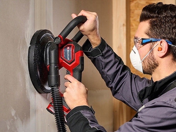 EINHELL SZLIFIERKA AKUM DO GIPSU BEZSZCZOTKOWA 18V+WOREK TP-DWS 18/225 SOLO