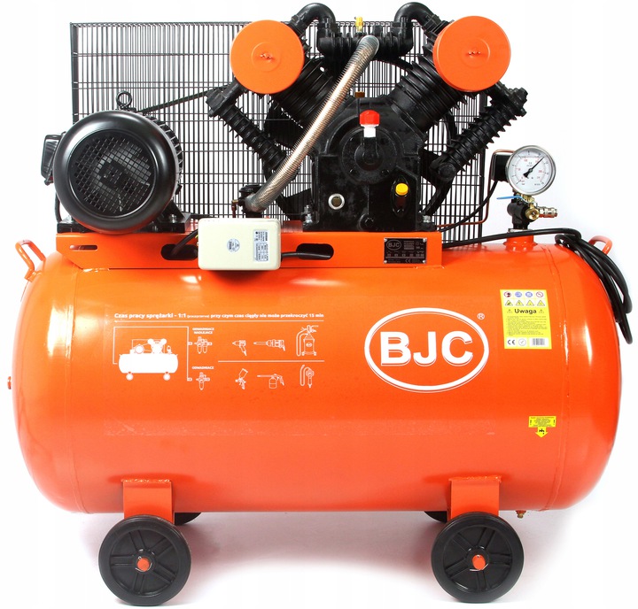 BJC KOMPRESOR 4 TŁOKOWY V-1.05T 12,5 7,5 kW 12 bar ZBIORNIK 350L M88035