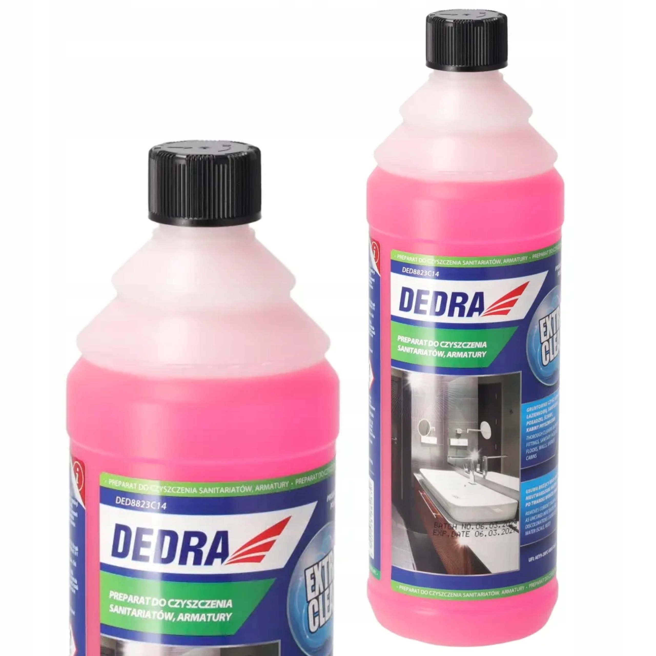 DEDRA PREPARAT DO CZYSZCZENIA SANITARIATÓW ARMATURY 1L PŁYN DED8823C14