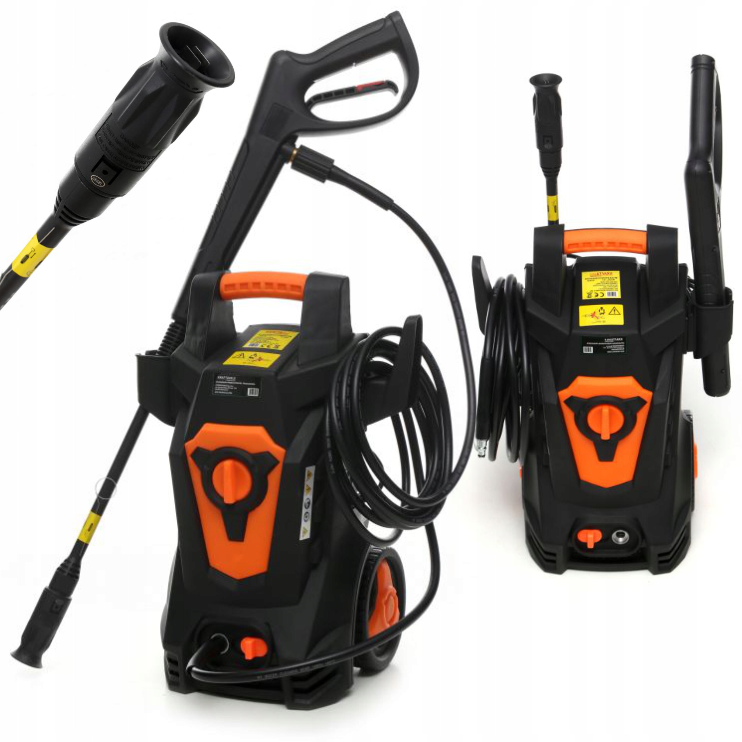 MYJKA CIŚNIENIOWA 2000W 200BAR SMART MOCNA METALOWA POMPA + AKCESORIA KD447