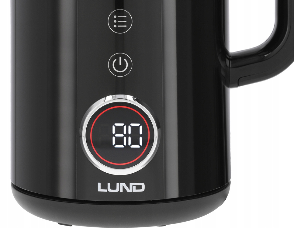 LUND CZAJNIK ELEKTRYCZNY 22000W 1,7L CZARNY Z REGULACJĄ TEMP. 40-100°68219