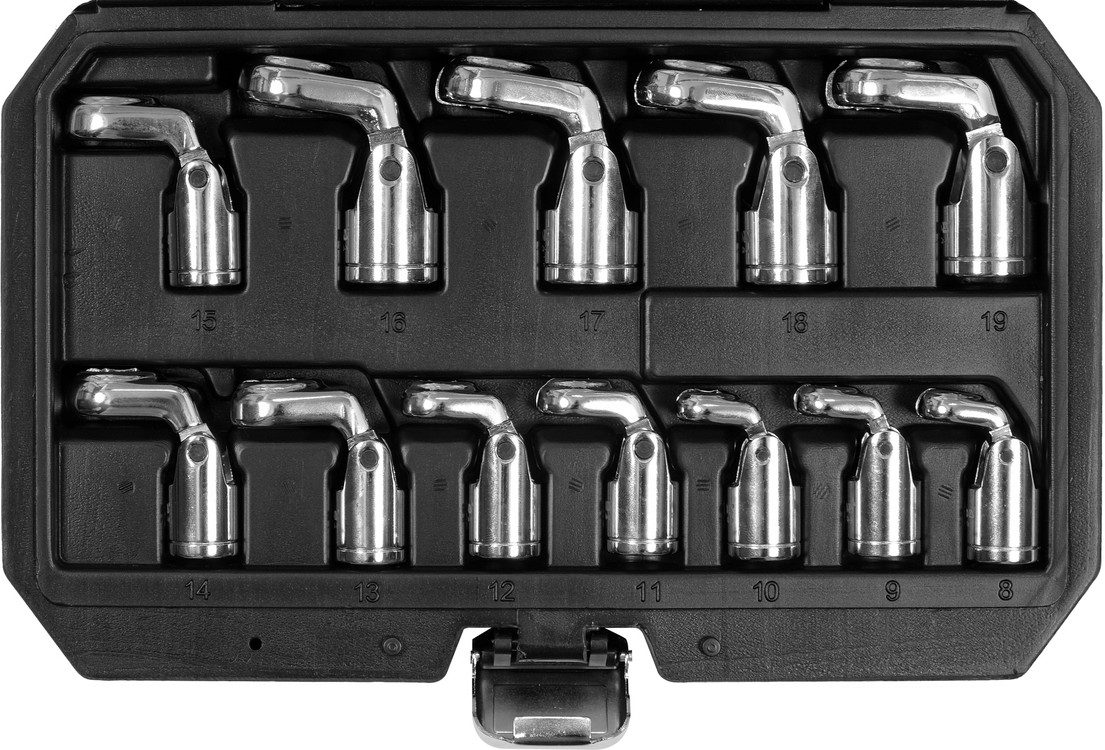 YATO KLUCZE PRZEGUBOWE OCZKOWE 3/8'' 12el YT-38550