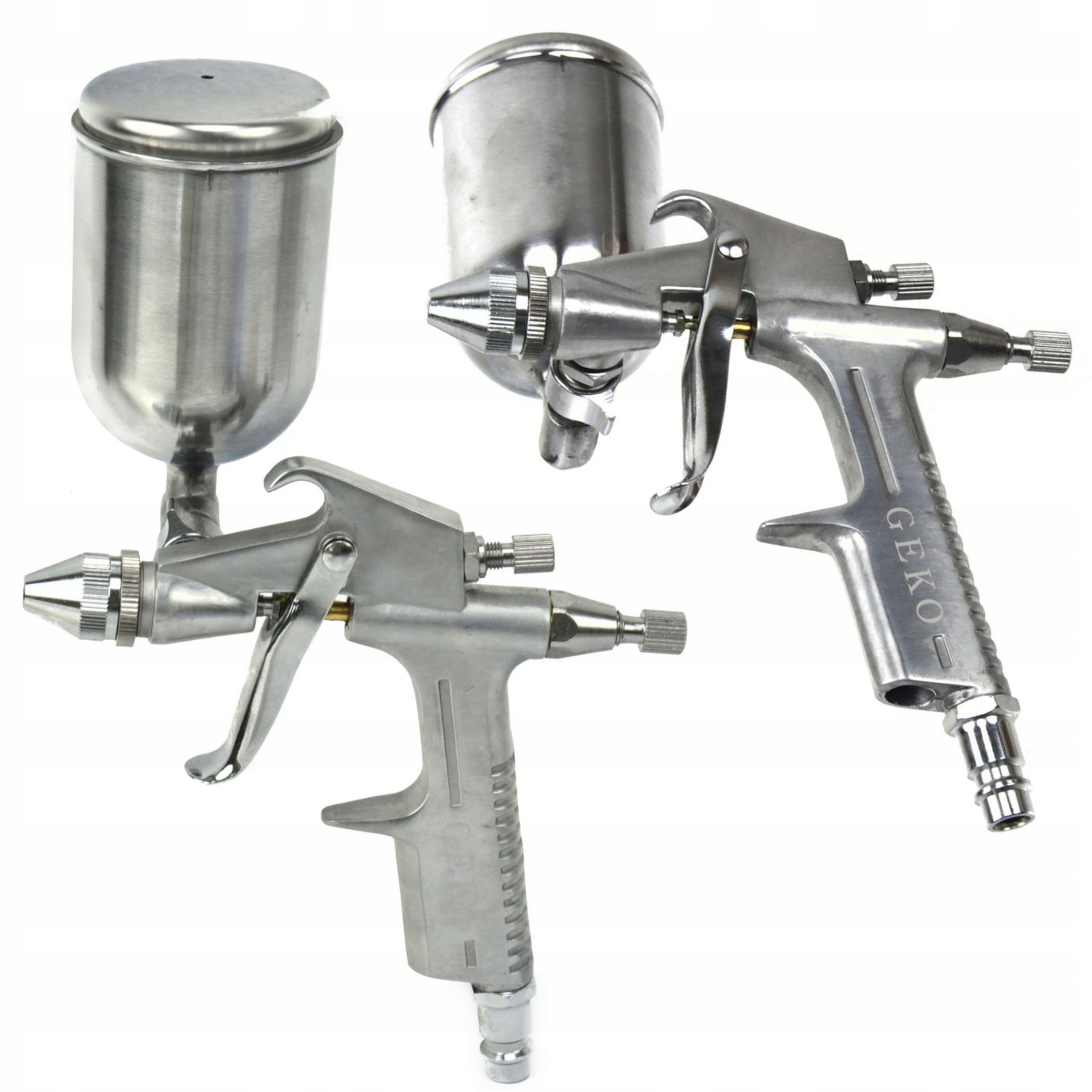 GEKO PISTOLET LAKIERNICZY MINI K-3 DO ZAPRAWEK 0,5MM ZBIORNIK 200ML G01106