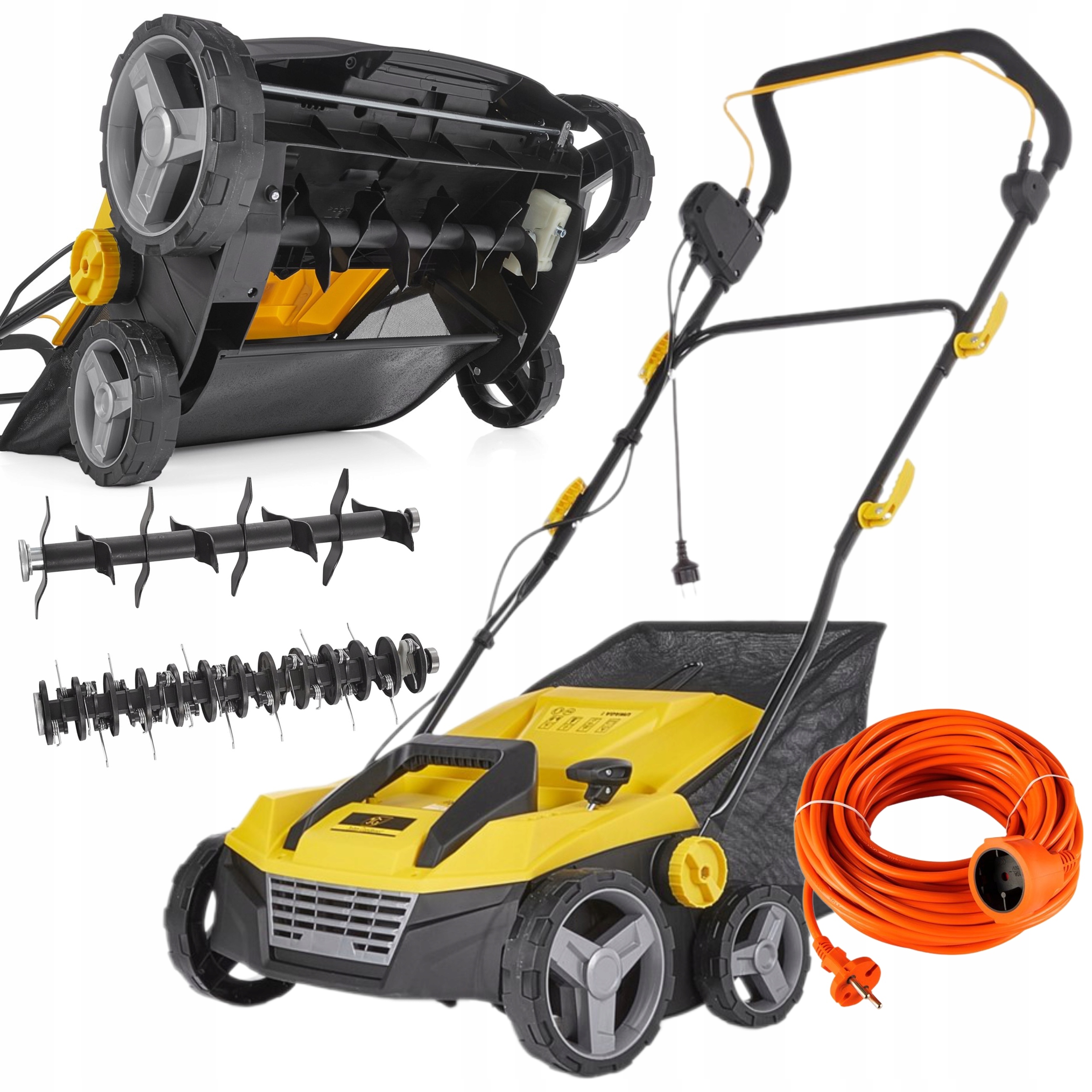 GEKO AERATOR WERTYKULATOR 2W1 JG PREMIUM 380 mm KOSZ 45L 230V G83002 +P