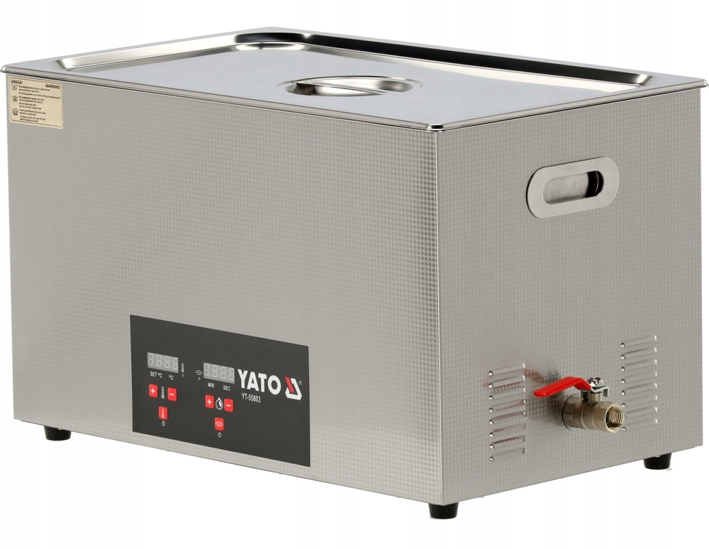 YATO MYJKA WARSZTATOWA ULTRADŹWIĘKOWA WANNA DO CZYSZCZENIA 30L YT-55803