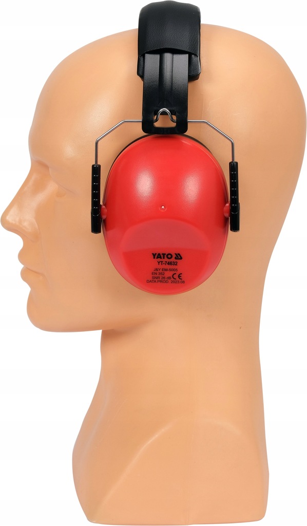 YATO NAUSZNIKI OCHRONNE ROBOCZE PRZECIWHAŁASOWE 26 DB UNIW ROZMIAR YT-74632