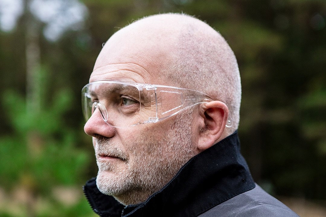 NEO OKULARY OCHRONNE ROBOCZE BIAŁE GOGLE BHP KLASA F OCHRONA UV 97-508