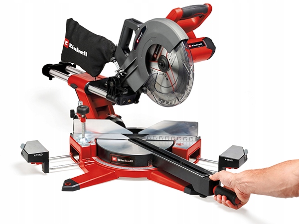 EINHELL PIŁA UKOŚNA 254mm PRZESUWNA AKUM LASER 2x18V TE-SM 36/10 L Li-Solo