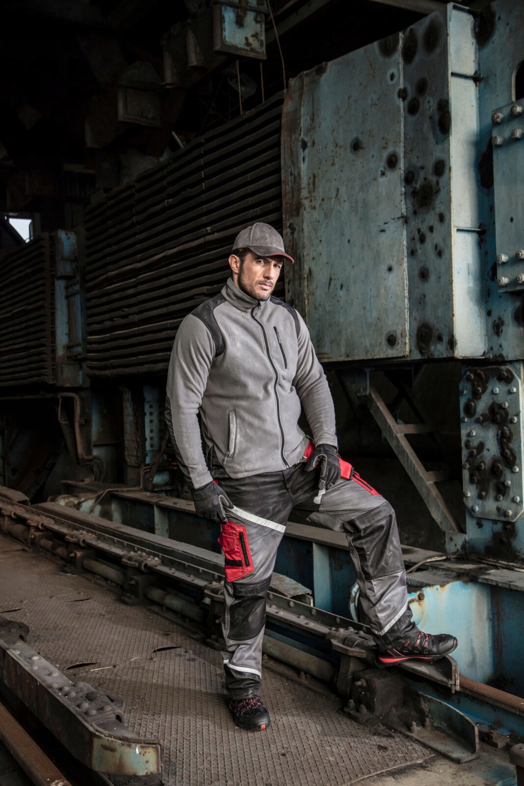 LAHTI PRO SPODNIE ROBOCZE 100% BAWEŁNA ODBLASKI CE KAT I L40505 r. 3XL