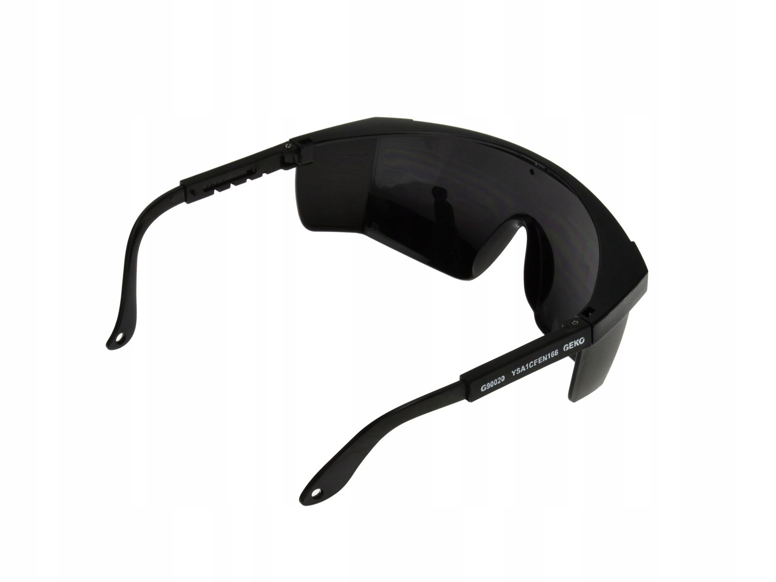 OKULARY OCHRONNE CZARNE GOGLE POLIWĘGLAN BHP GEKO