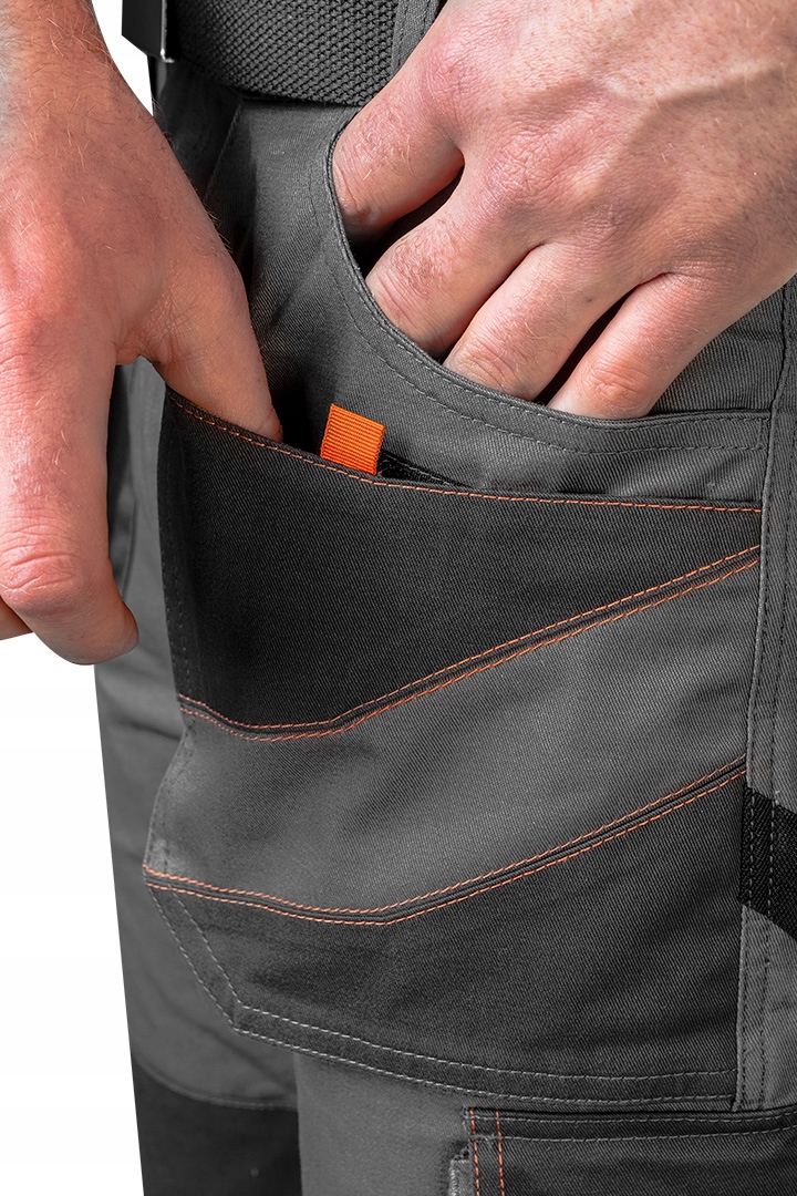 NEO SPODNIE ROBOCZE DO PASA 100% bawełna 2XL PASEK