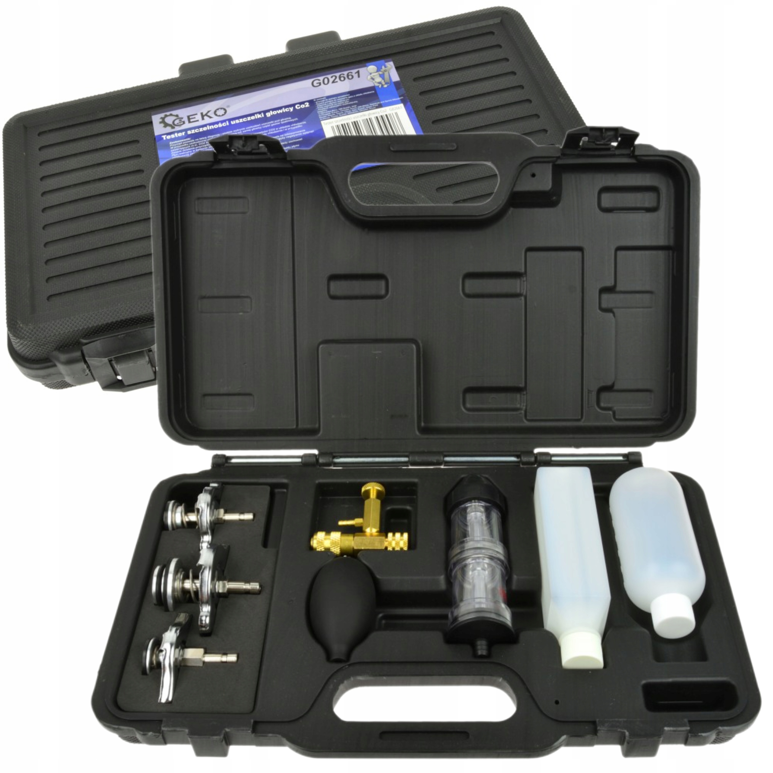 TESTER SZCZELNOŚCI USZCZELKI GŁOWICY Co2 W UKŁĄDZIE CHŁODZENIA GEKO