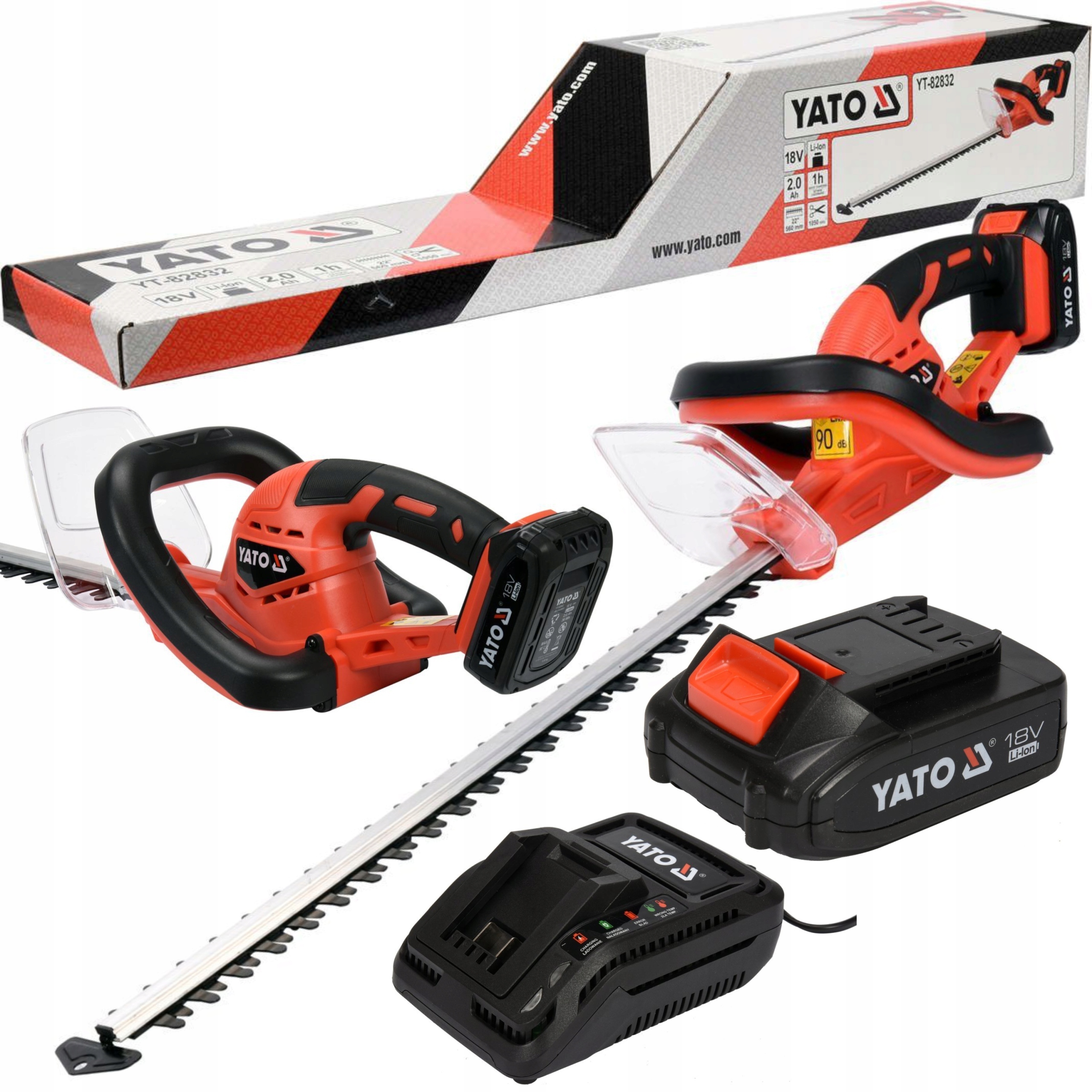 YATO NOŻYCE DO ŻYWOPŁOTU AKUMULATOROWE SEKATOR GAŁĘZI +2Ah 560mm YT-82832