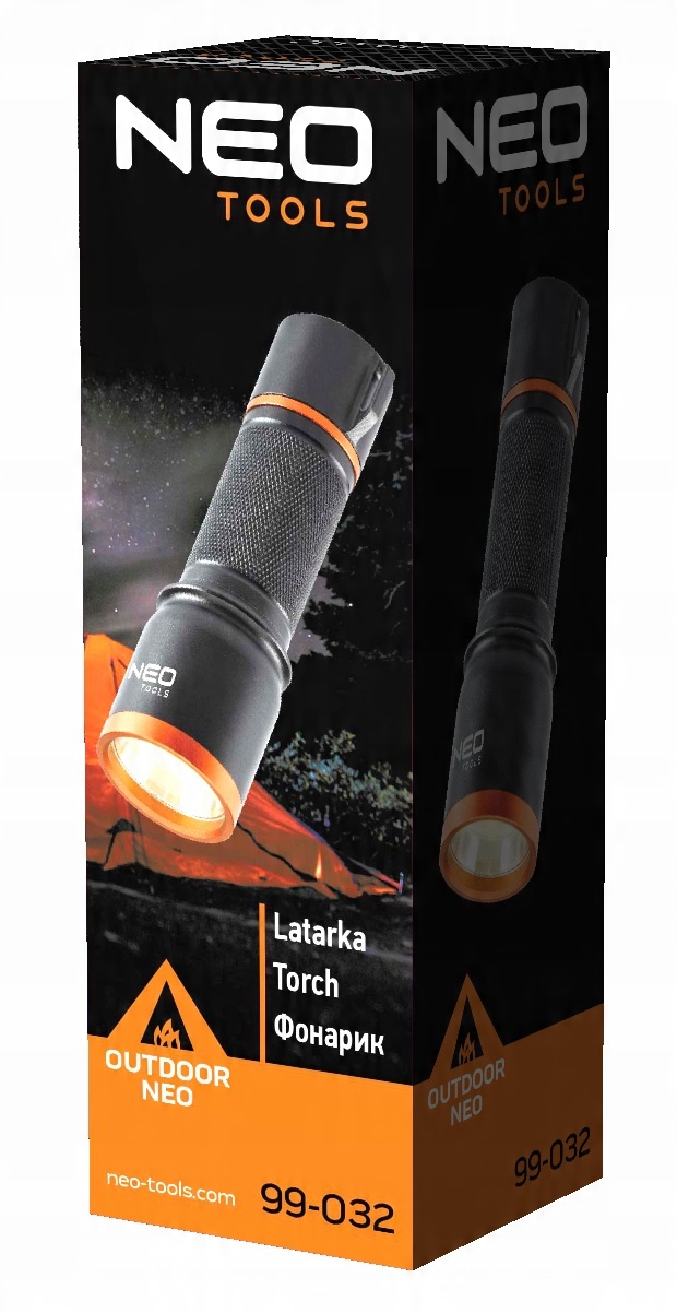 NEO LATARKA BATERYJNA 3 x AA 200 LM COB LED 99-032