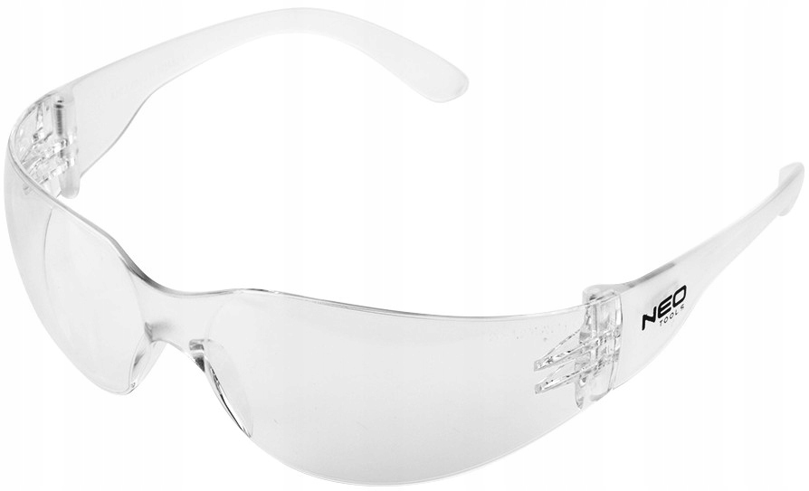NEO 97-502 OKULARY OCHRONNE BIALE SOCZEWKI KLASA F