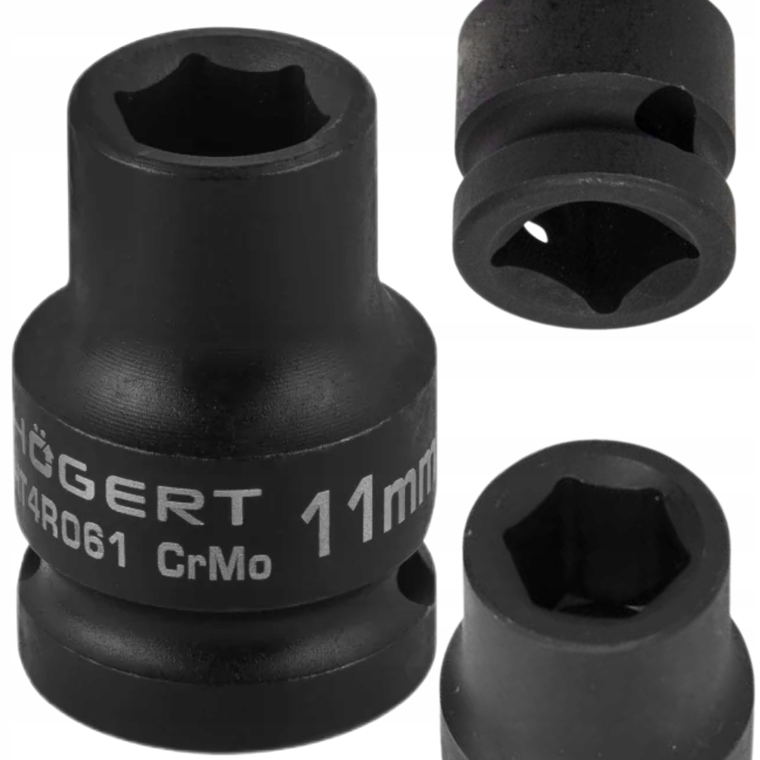 HOGERT NASADKA UDAROWA 1/2" 11MM KRÓTKA GŁOWICA SZEŚCIOKĄTNA HT4R061