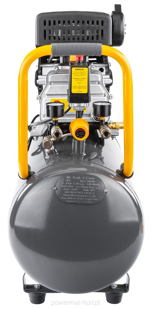 KOMPRESOR OLEJOWY 50L SPRĘŻARKA POWIETRZA 8 BAR 206 l/min 230V 1,85kW