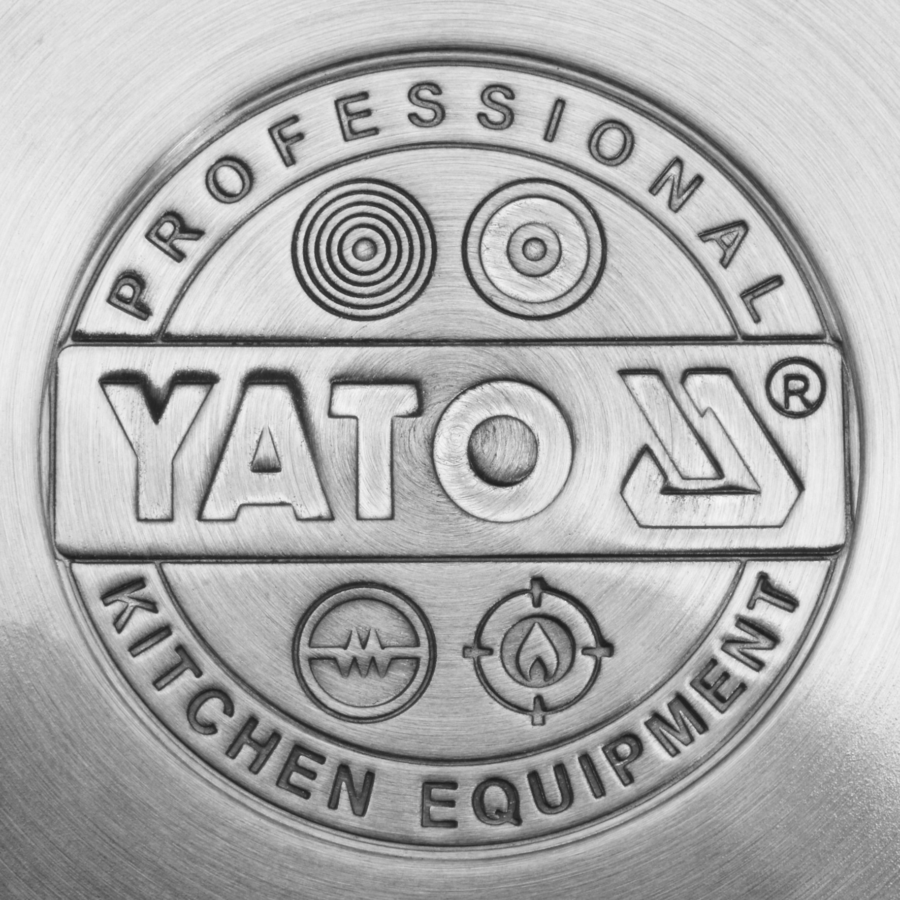 YATO PATELNIA GASTRONOMICZNA INDUKCJA GAZ PRO 40CM