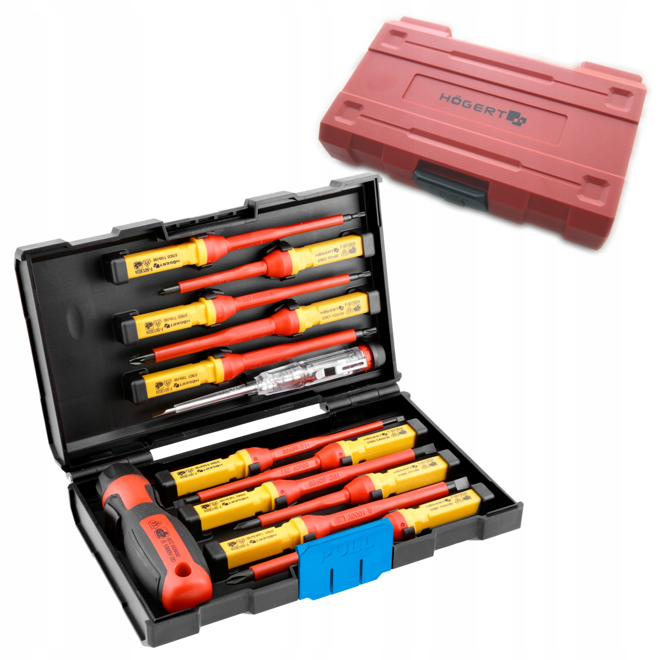 HOGERT HT1S997 WKRĘTAKI ELEKTRYCZNE 1000V 13szt.