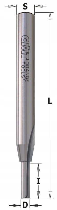 CMT FREZ PROSTY TRZPIENIOWY POD USZCZELKĘ 6MM 2 KOŃCE WIERCĄCE 712.030.11