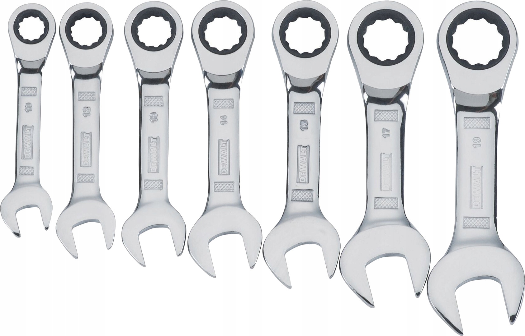 DEWALT DWMT19261 KLUCZE Z GRZECHOTKĄ 7 EL 10-19 MM