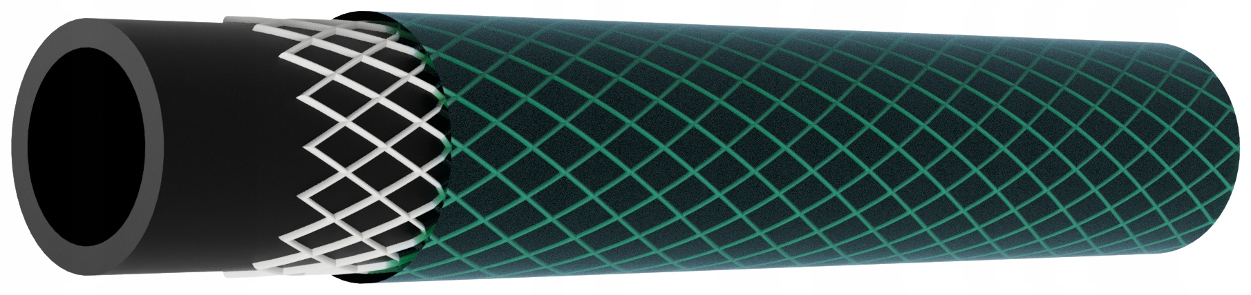 WĄŻ OGRODOWY 3-WARSTWOWY 25BAR 1/2 50M + ZŁĄCZKI ZRASZACZ PRODUKT POLSKI