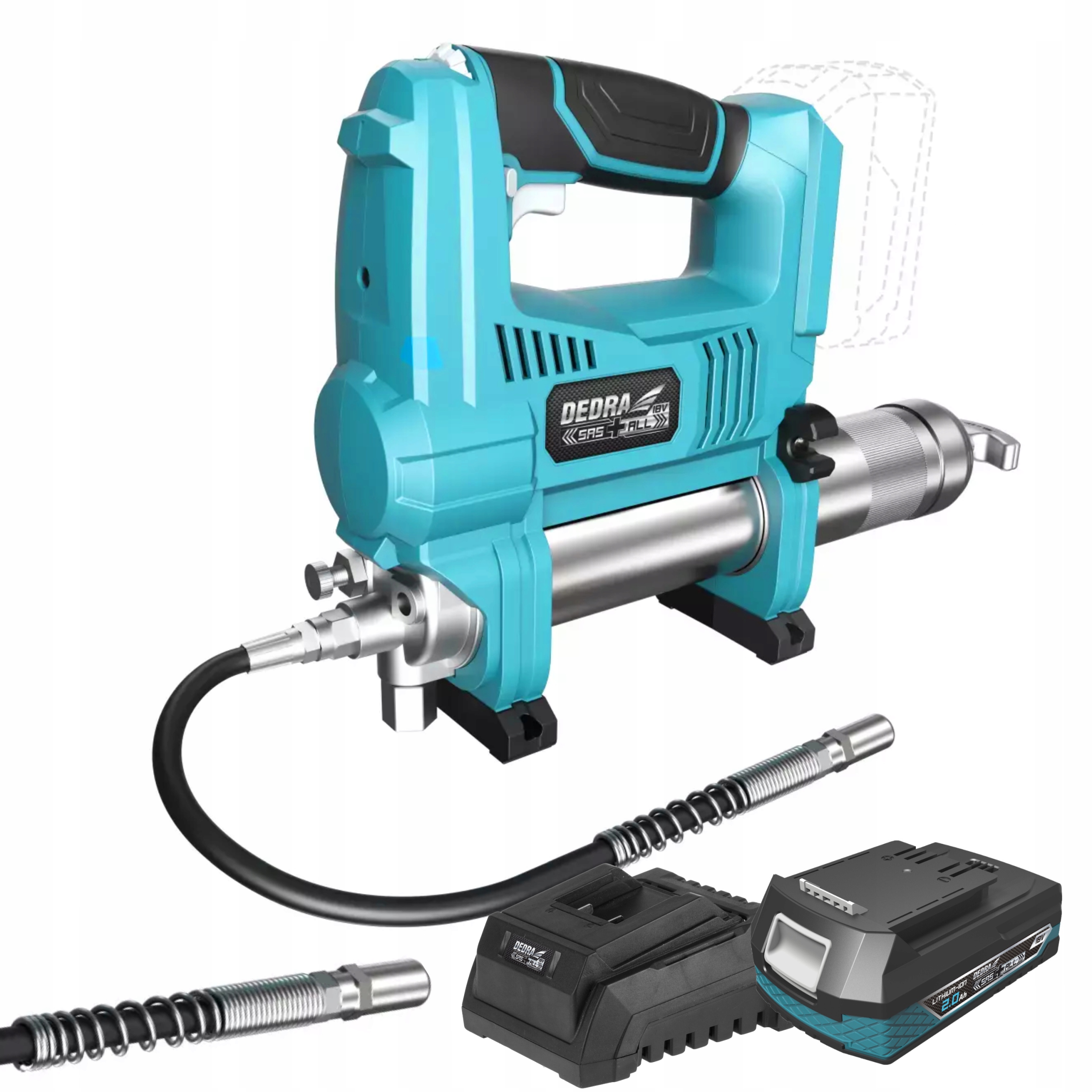 DEDRA DED6915 SMAROWNICA akum 690Bar 18V SAS+ 2Ah