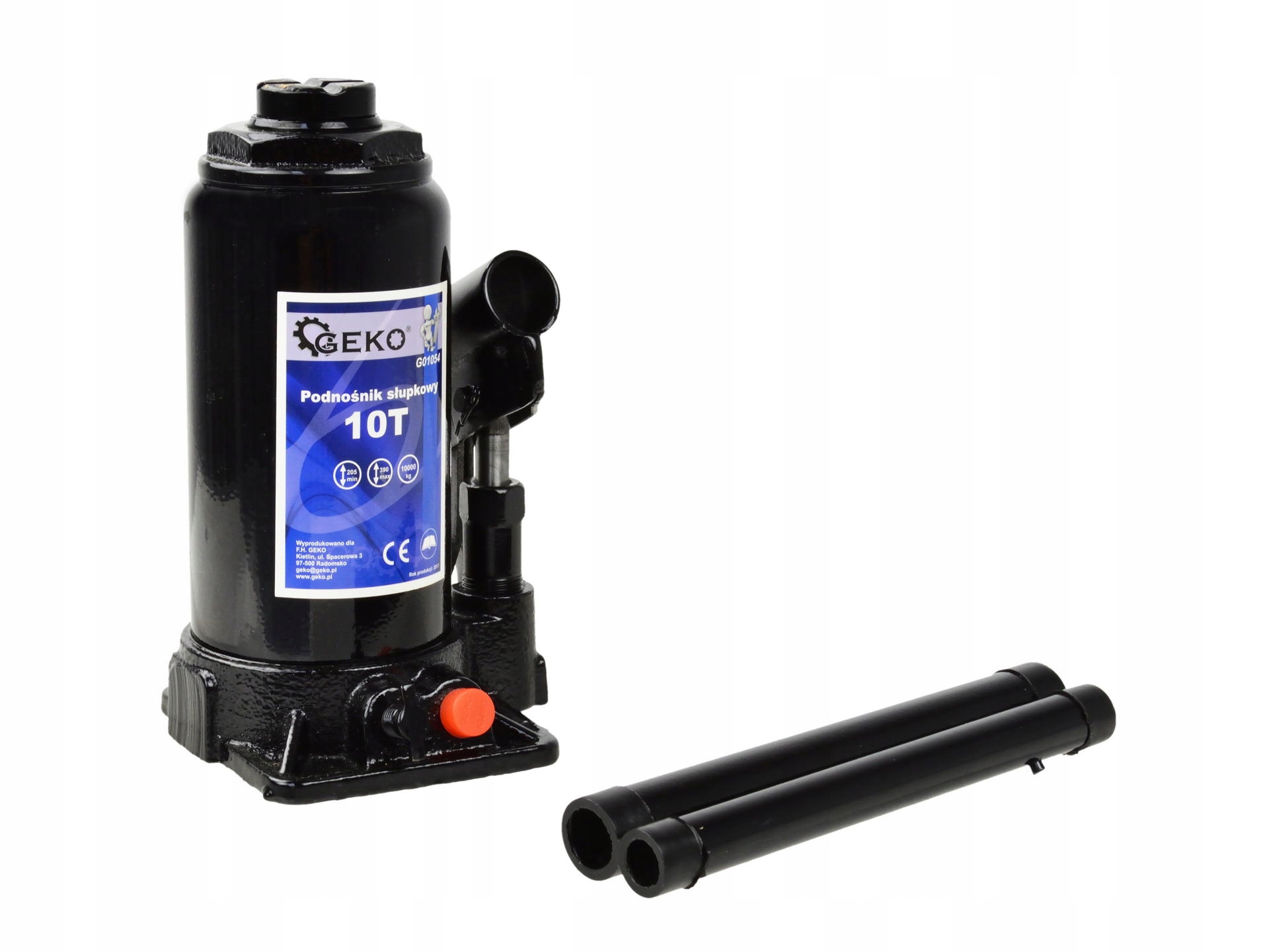 LEWAREK PODNOŚNIK SŁUPKOWY HYDRAULICZNY 10T TŁOKOWY GEKO G01054