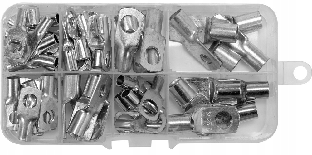 YATO ZESTAW KOŃCÓWEK KABLOWYCH OCZKOWYCH 65 SZTUK ELEKTRYKA YT-068915