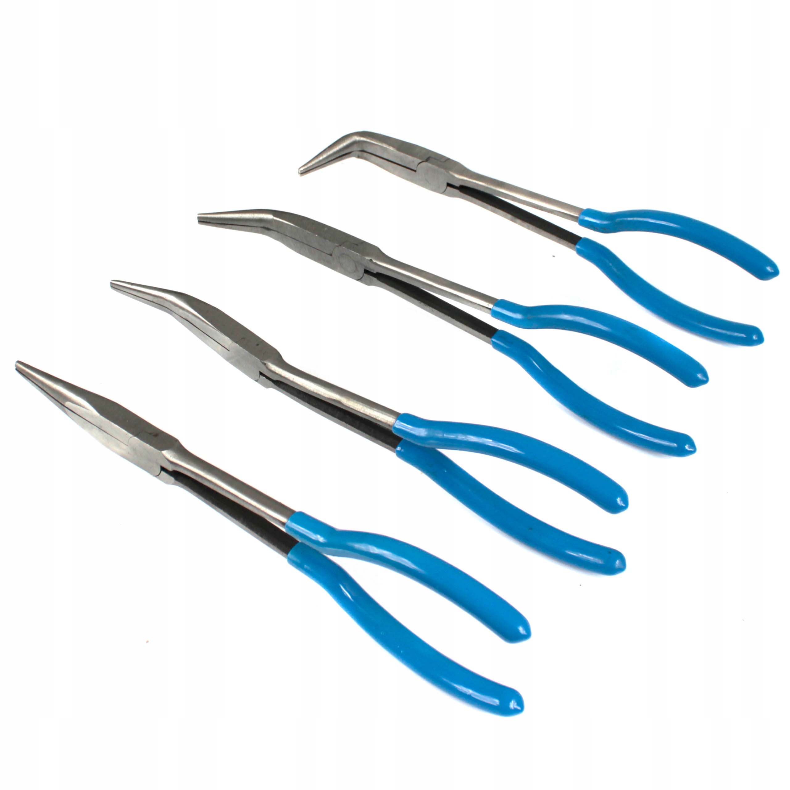 KOMPLET SZCZYPIEC PRECYZYJNYCH DO PRZEWODÓW 280MM 4 SZTUKI ETUI S11680