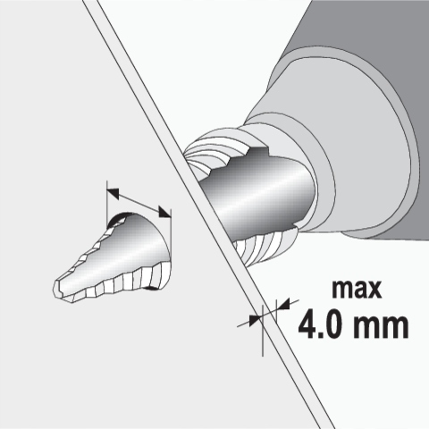 YATO WIERTŁO STOPNIOWE HSS STOŻKOWE 10 - 45 MM