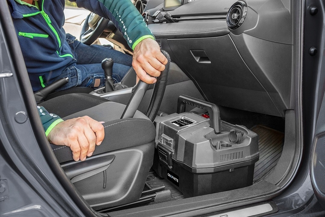 GRAPHITE ODKURZACZ WARSZTATOWY AKUMULAT. 18V 10L