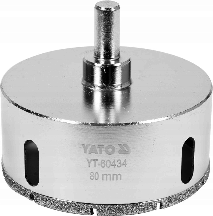 YATO WIERTŁO KORONKA DO GRESU 80MM DO WIERCENIA NA MOKRO NA SUCHO YT-60434