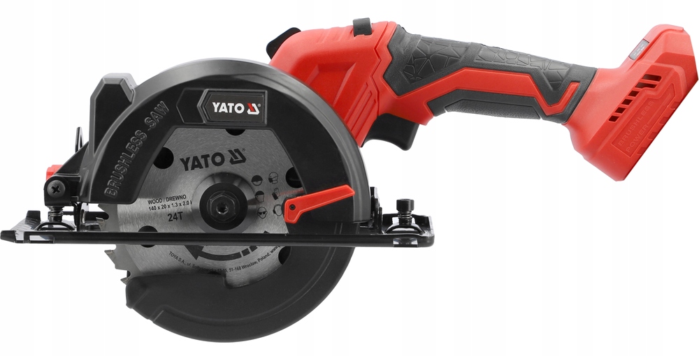 YATO PILARKA PIŁA AKUMULATOROWA BEZSZCZOTKOWA 18V 140mm PRZECINARKA PŁYT